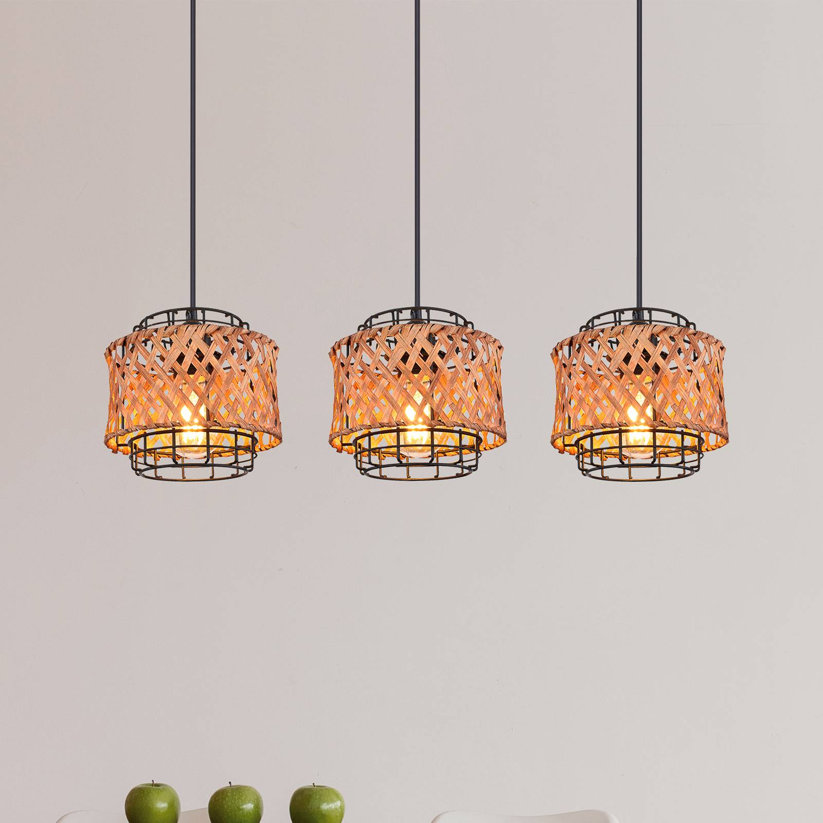 Pendelleuchte Gina, 3-flammig Pendelleuchte Gina, 3-flammig von Globo