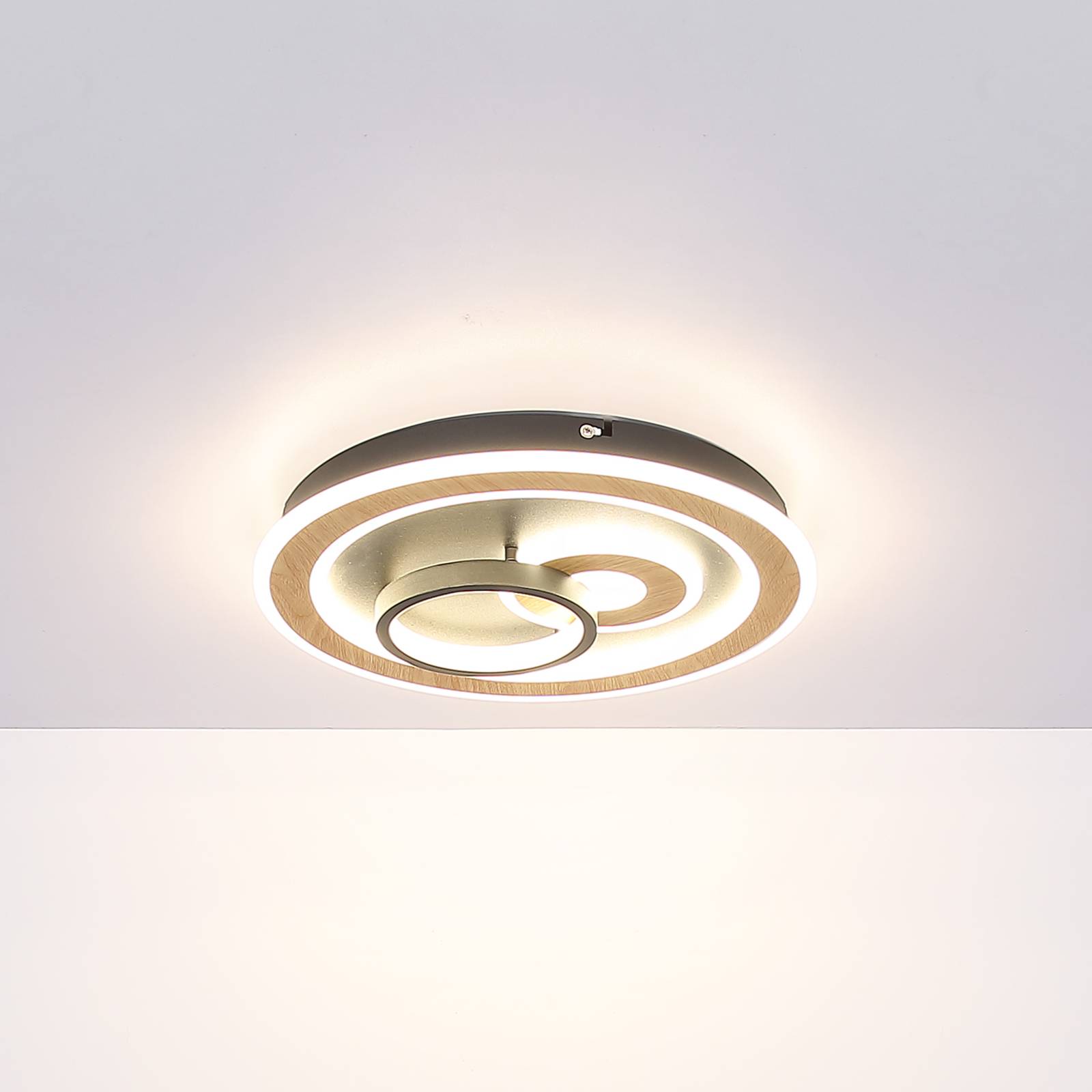 Smarte LED-Deckenlampe Chessy Ø 40 cm Smarte LED-Deckenlampe Chessy Ø 40 cm von Globo