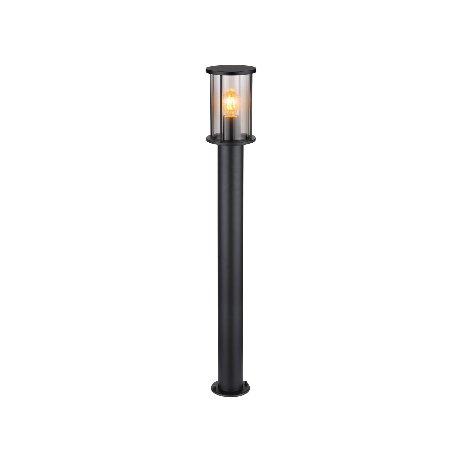 Wegeleuchte Gracey, Höhe 100 cm, schwarz, Edelstahl, IP54 Wegeleuchte Gracey, Höhe 100 cm, schwarz, Edelstahl, IP54 von Globo