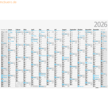 Glocken Plakatkalender A0 121x77cm 14 Monate gefalzt Kalendarium 2026 Glocken Plakatkalender A0 121x77cm 14 Monate gefalzt Kalendarium 2026 von Glocken