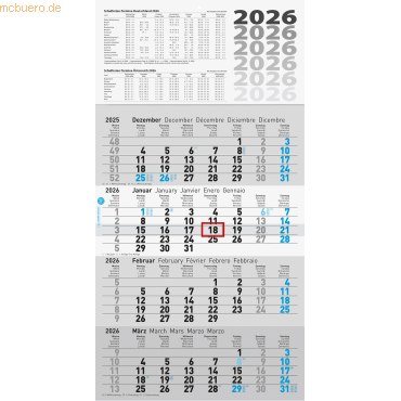 Glocken 4-Monatskalender 4 Monate/1 Seite 30x59cm UWS 2026 Glocken 4-Monatskalender 4 Monate/1 Seite 30x59cm UWS 2026 von Glocken