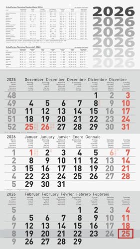 Glocken 3-Monatskalender 2026 | 300×520 mm Glocken 3-Monatskalender 2026 | 300×520 mm von Glocken