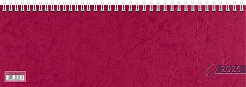 Glocken Querterminbuch 2026 | 297×105 mm, Karton, rot Glocken Querterminbuch 2026 | 297×105 mm, Karton, rot von Glocken