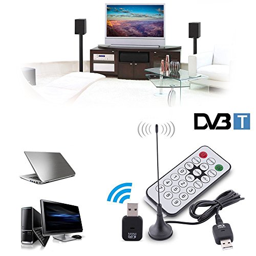 Glodenbridge HDTV, USB 2.0 Digital Video, Rundfunk, SDR + DAB + FM, USB 2.0, DVB-T – RTL2832U + R820T2 Windows XP/2000/Vista/Win7 von Glodenbridge