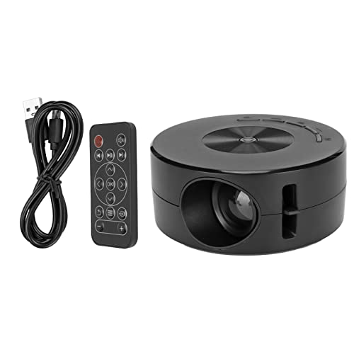 Mini-LED-Projektor, Mini-Projektor Full HD, mit TFT-LCD-Same-Screen-Funktion, drehbar, EIN Muss für Heimkino, tragbares Heimkino, geeignet für Filme, Partys und Unterhaltung im Freien von Glomora
