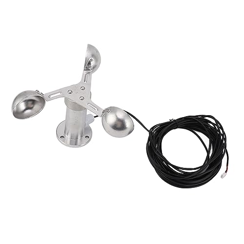 Glomora Windgeschwindigkeitssensor,3 Tassen Windsensor Anemometersensor Aluminiumlegierung langlebig mit 8 M Wasserdichtem Kabel für die Windmessung Im Freien in Kraftwerken, Wetterstationen Glomora Windgeschwindigkeitssensor,3 Tassen Windsensor Anemometersensor Aluminiumlegierung langlebig mit 8 M Wasserdichtem Kabel für die Windmessung Im Freien in Kraftwerken, Wetterstationen von Glomora