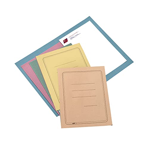 100 Packungen Ordner Manilla Einfach 25 x 35 rot 113p Dossier von Glooke Selected