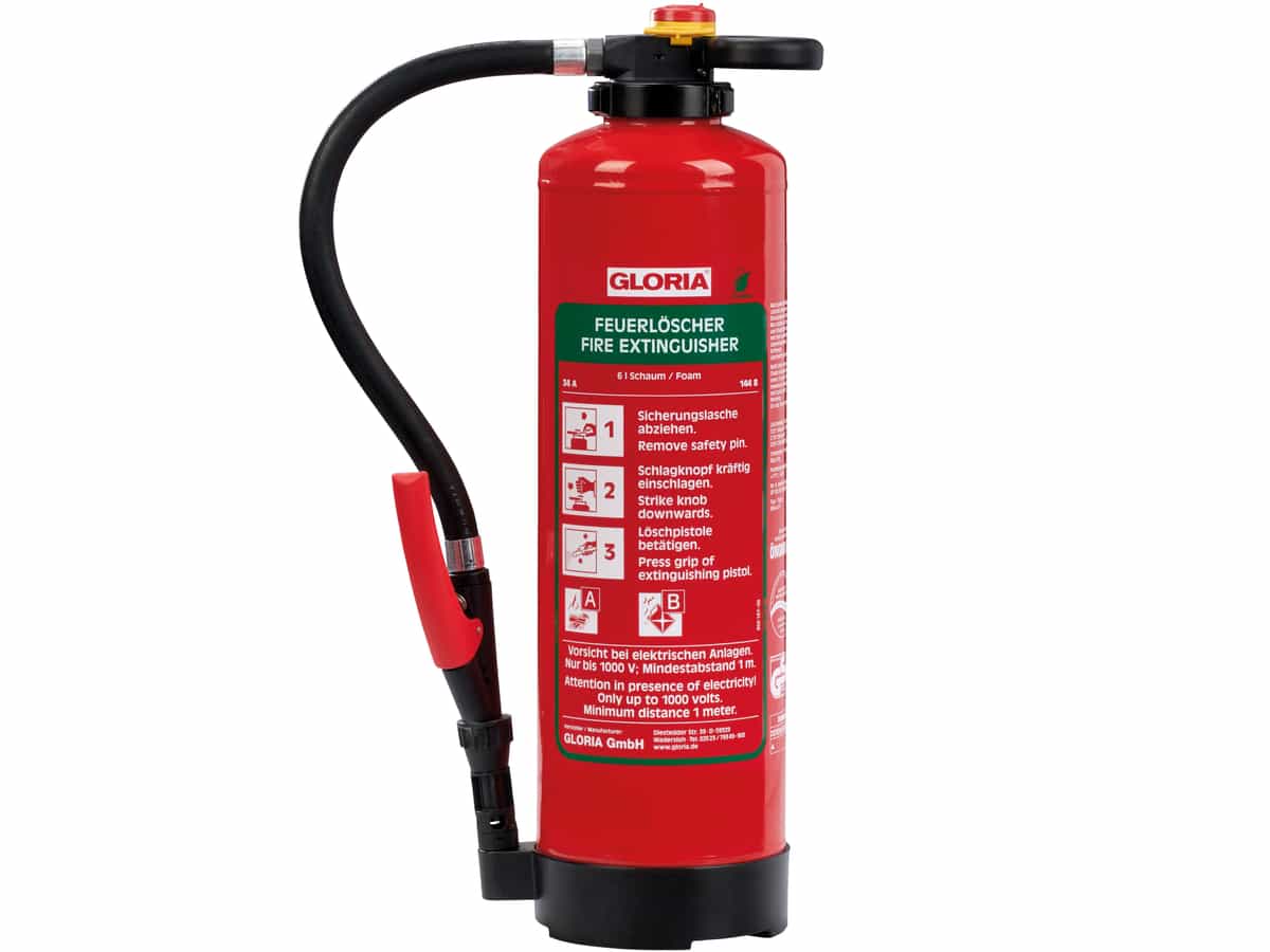GLORIA Feuerlöscher, SKA+ 6 PRO, Schaum, Fluorfrei, 6 l GLORIA Feuerlöscher, SKA+ 6 PRO, Schaum, Fluorfrei, 6 l von Gloria