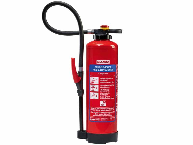 GLORIA Feuerlöscher, WKL6 PRO, Fluorfrei, 6 l, für Lithium-Ionen-Akkus von Gloria