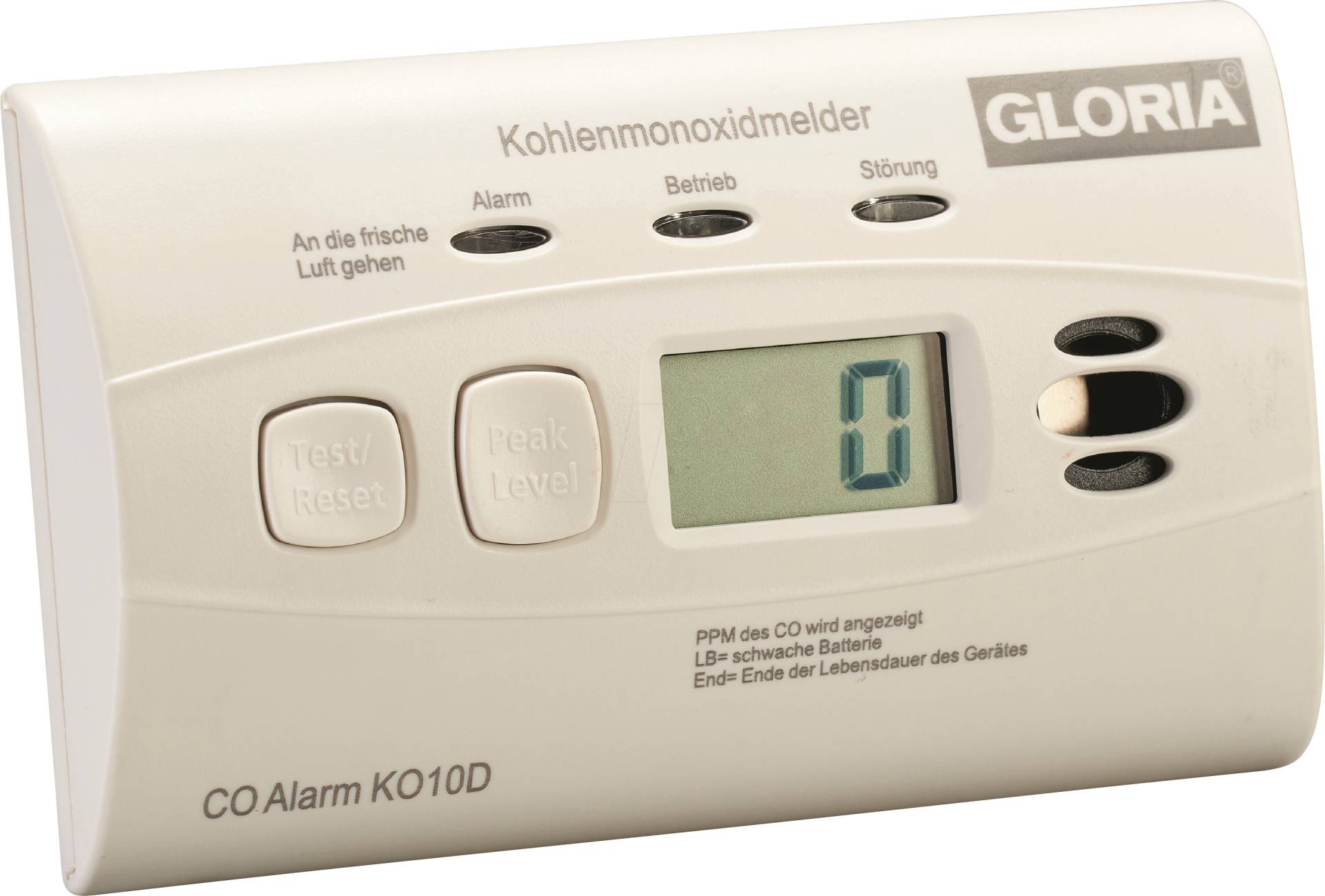 GLORIA KO10D - Kohlenmonoxidmelder GLORIA KO10D - Kohlenmonoxidmelder von Gloria