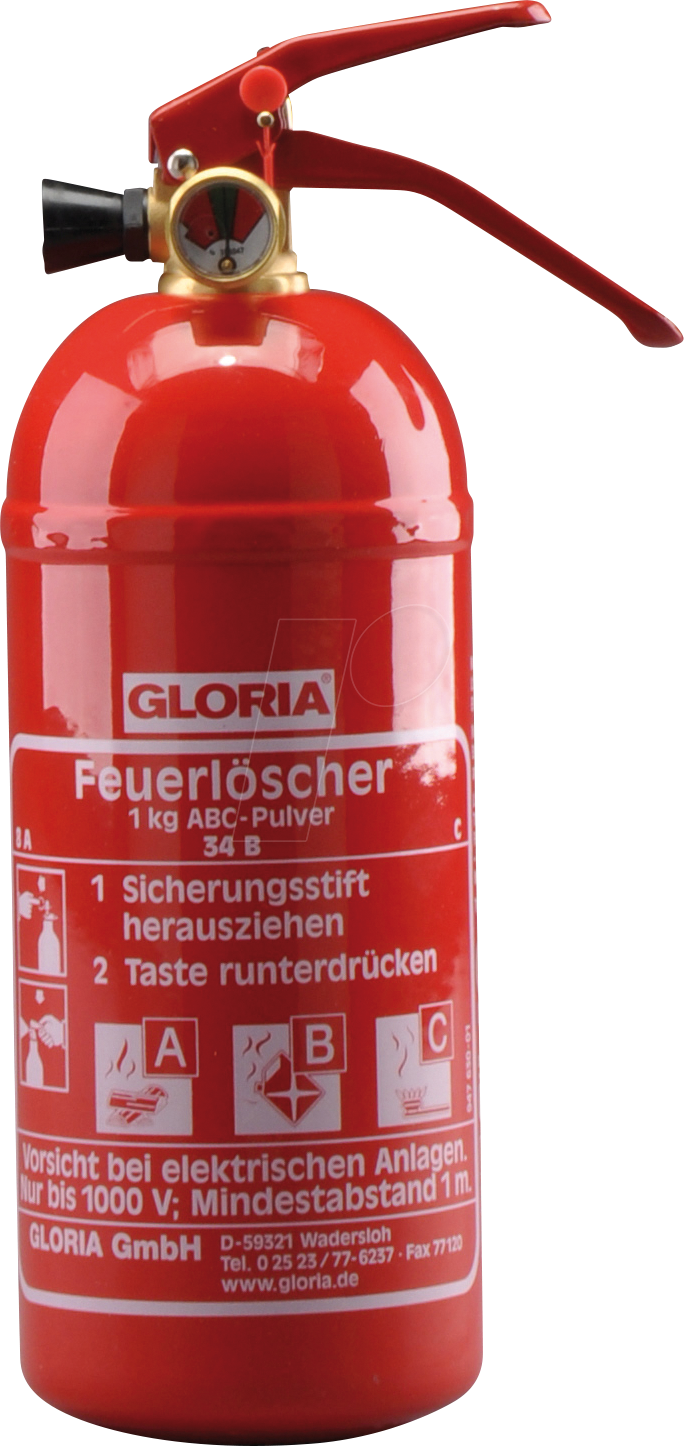 GLORIA PDE1GA - Feuerlöscher GLORIA PDE1GA - Feuerlöscher von Gloria