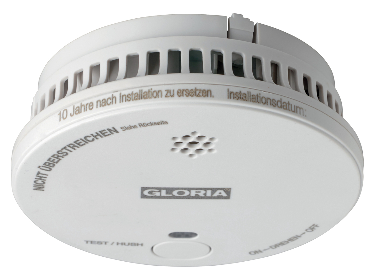GLORIA Rauchmelder R-1, mit Stummschalt-Taste GLORIA Rauchmelder R-1, mit Stummschalt-Taste von Gloria