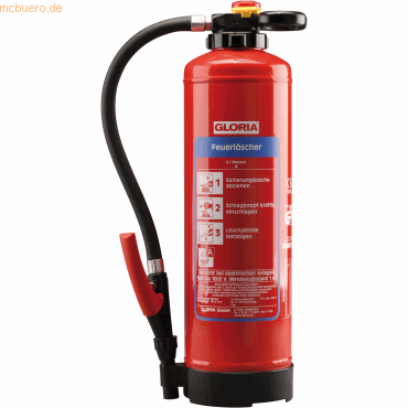 Gloria Handfeuerlöscher WH 6 PRO 803801.0000 Brandklasse 34A Gloria Handfeuerlöscher WH 6 PRO 803801.0000 Brandklasse 34A von Gloria