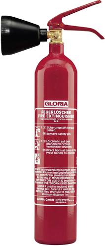Gloria KS2ST Kohlendioxidfeuerlöscher 2l Brandklasse: B Inhalt 1St. Gloria KS2ST Kohlendioxidfeuerlöscher 2l Brandklasse: B Inhalt 1St. von Gloria