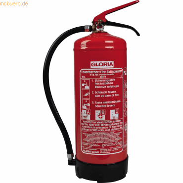 Gloria Pulver-Feuerlöscher 002111.1791 ABC-Löschpulver 6 kg Gloria Pulver-Feuerlöscher 002111.1791 ABC-Löschpulver 6 kg von Gloria