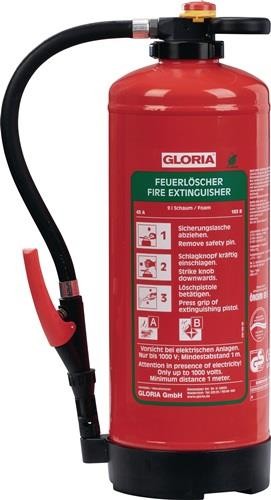 Gloria Schaumfeuerlöscher 9l Aufladegerät Brandkl.43 A 183 B m.Wandh. Gloria Schaumfeuerlöscher 9l Aufladegerät Brandkl.43 A 183 B m.Wandh. von Gloria