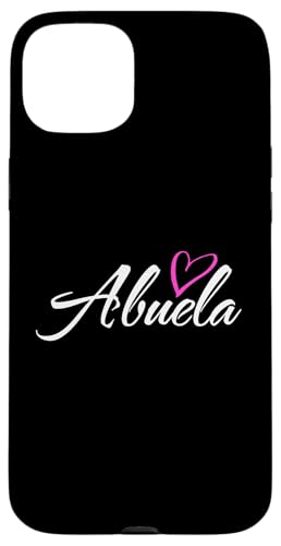 Abuela mit pinkem Herz, lustiges Geschenk für Tante Oma Hülle für iPhone 15 Plus Abuela mit pinkem Herz, lustiges Geschenk für Tante Oma Hülle für iPhone 15 Plus von Glorious Grandma Names
