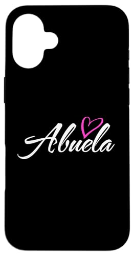 Abuela mit pinkem Herz, lustiges Geschenk für Tante Oma Hülle für iPhone 16 Plus Abuela mit pinkem Herz, lustiges Geschenk für Tante Oma Hülle für iPhone 16 Plus von Glorious Grandma Names