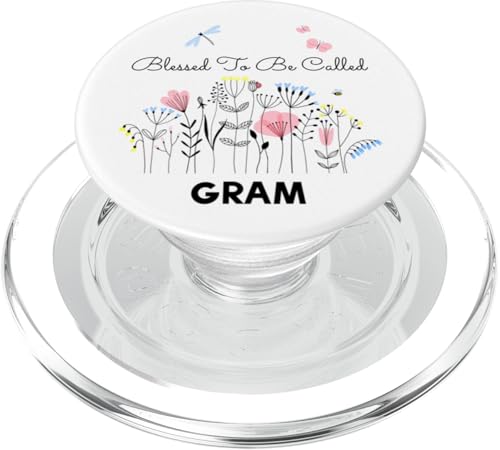 Blessed To Be Called Gram Floral Grandma Mom Geschenk PopSockets PopGrip für MagSafe von Glorious Grandma Names