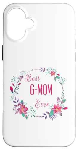 Die beste G-Mom aller Zeiten mit rosafarbenem Blumenmuster als Geschenk für Tante, Großmutter und Mutter Hülle für iPhone 16 Plus Die beste G-Mom aller Zeiten mit rosafarbenem Blumenmuster als Geschenk für Tante, Großmutter und Mutter Hülle für iPhone 16 Plus von Glorious Grandma Names