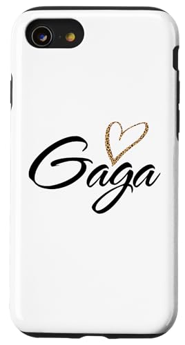 Gaga mit Leopardenmuster Herz Spaß Tante Oma Mama Geschenk Hülle für iPhone SE (2020) / 7 / 8 von Glorious Grandma Names