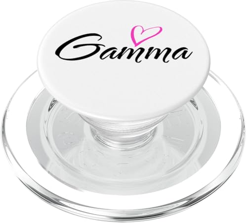 Gamma mit pinkem Herz, lustiges Geschenk für Tante Oma PopSockets PopGrip für MagSafe Gamma mit pinkem Herz, lustiges Geschenk für Tante Oma PopSockets PopGrip für MagSafe von Glorious Grandma Names