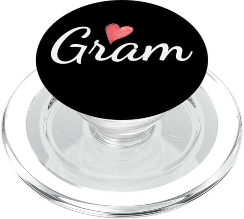 Geschenk für Tante Oma und Mutter mit rotem Herz PopSockets PopGrip für MagSafe von Glorious Grandma Names