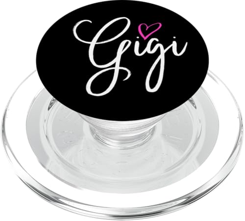 Gigi mit rosa Herz Großmutter Geschenk PopSockets PopGrip für MagSafe Gigi mit rosa Herz Großmutter Geschenk PopSockets PopGrip für MagSafe von Glorious Grandma Names