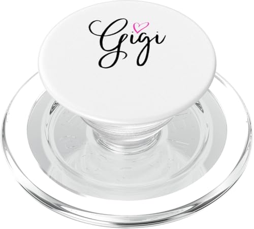 Gigi mit rosa Herz Großmutter lustiges Geschenk PopSockets PopGrip für MagSafe Gigi mit rosa Herz Großmutter lustiges Geschenk PopSockets PopGrip für MagSafe von Glorious Grandma Names