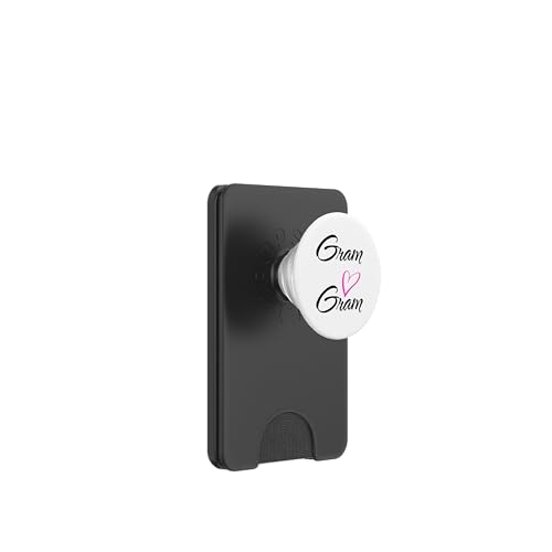 Gram Gramm mit rosa Herz Fun Tante Oma Mama Geschenk PopSockets PopWallet für MagSafe von Glorious Grandma Names