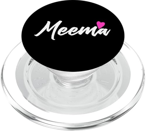 Meema mit rosa Herz lustiges Geschenk für Großmutter PopSockets PopGrip für MagSafe Meema mit rosa Herz lustiges Geschenk für Großmutter PopSockets PopGrip für MagSafe von Glorious Grandma Names
