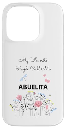 My Favorite People Call Me Abuelita Floral Oma Mama Geschenk Hülle für iPhone 14 Pro My Favorite People Call Me Abuelita Floral Oma Mama Geschenk Hülle für iPhone 14 Pro von Glorious Grandma Names
