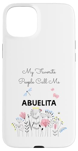 My Favorite People Call Me Abuelita Floral Oma Mama Geschenk Hülle für iPhone 15 Plus My Favorite People Call Me Abuelita Floral Oma Mama Geschenk Hülle für iPhone 15 Plus von Glorious Grandma Names