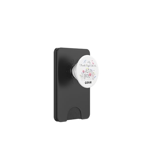 My Favorite People Call Me Gram Floral Grandma Mom Geschenk PopSockets PopWallet für MagSafe von Glorious Grandma Names