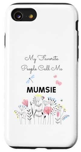 My Favorite People Call Me Mumsie Floral Oma Mama Geschenk Hülle für iPhone SE (2020) / 7 / 8 von Glorious Grandma Names