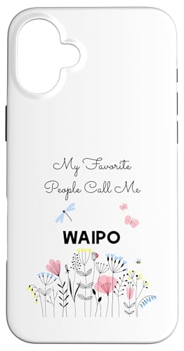 My Favorite People Call Me Waipo Floral Grandma Mom Geschenk Hülle für iPhone 16 Plus My Favorite People Call Me Waipo Floral Grandma Mom Geschenk Hülle für iPhone 16 Plus von Glorious Grandma Names