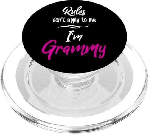 Rules Don't Apply To Me I'm Grammy Lustiges Geschenk für Großmutter PopSockets PopGrip für MagSafe Rules Don't Apply To Me I'm Grammy Lustiges Geschenk für Großmutter PopSockets PopGrip für MagSafe von Glorious Grandma Names