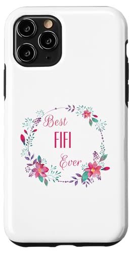 Tolles Fifi aller Zeiten mit rosafarbenem Blumenmuster als Geschenk für Tante, Großmutter und Mutter Hülle für iPhone 11 Pro Tolles Fifi aller Zeiten mit rosafarbenem Blumenmuster als Geschenk für Tante, Großmutter und Mutter Hülle für iPhone 11 Pro von Glorious Grandma Names