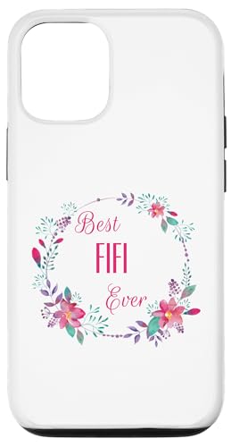 Tolles Fifi aller Zeiten mit rosafarbenem Blumenmuster als Geschenk für Tante, Großmutter und Mutter Hülle für iPhone 12/12 Pro Tolles Fifi aller Zeiten mit rosafarbenem Blumenmuster als Geschenk für Tante, Großmutter und Mutter Hülle für iPhone 12/12 Pro von Glorious Grandma Names