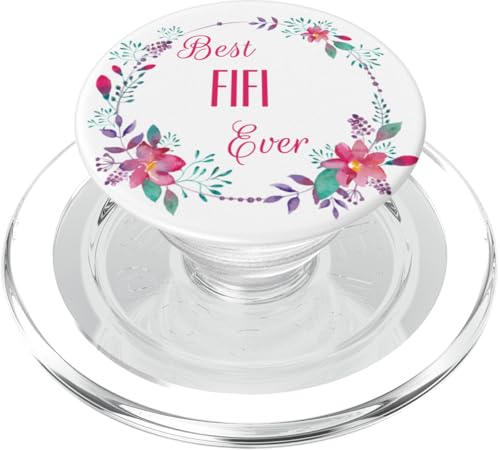 Tolles Fifi aller Zeiten mit rosafarbenem Blumenmuster als Geschenk für Tante, Großmutter und Mutter PopSockets PopGrip für MagSafe Tolles Fifi aller Zeiten mit rosafarbenem Blumenmuster als Geschenk für Tante, Großmutter und Mutter PopSockets PopGrip für MagSafe von Glorious Grandma Names