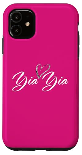 Yia Yia mit Leopardenmuster, Herz, lustiges Geschenk für Tante Oma Hülle für iPhone 11 Yia Yia mit Leopardenmuster, Herz, lustiges Geschenk für Tante Oma Hülle für iPhone 11 von Glorious Grandma Names