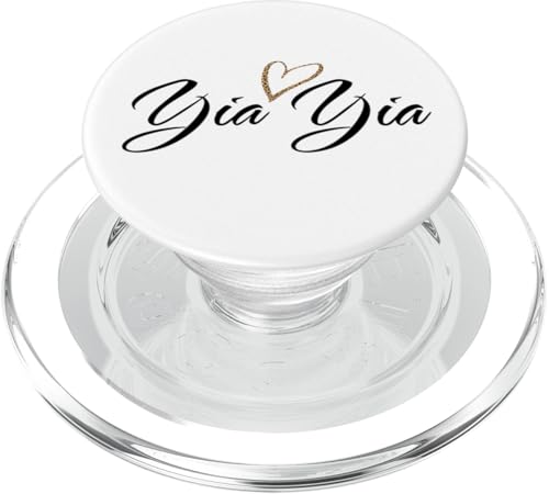 Yia Yia mit Leopardenmuster, Herz, lustiges Geschenk für Tante Oma PopSockets PopGrip für MagSafe Yia Yia mit Leopardenmuster, Herz, lustiges Geschenk für Tante Oma PopSockets PopGrip für MagSafe von Glorious Grandma Names