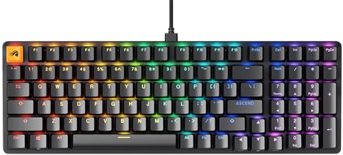 Glorious Gaming GMMK 2 Full Size (96%) – Mechanisches Gaming-Keyboard, Aluminiumrahmen, anpassbar, Doubleshot-Kappen, Glorious Fox Schalter, tastenweise RGB, Amerikanisch QWERTY Layout - Schwarz von Glorious