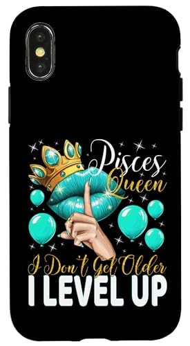 Fischkönigin Ich werde nicht älter Ich steige auf Geburtstagskönigin Hülle für iPhone X/XS Fischkönigin Ich werde nicht älter Ich steige auf Geburtstagskönigin Hülle für iPhone X/XS von Glorious Royal Birthday Queens