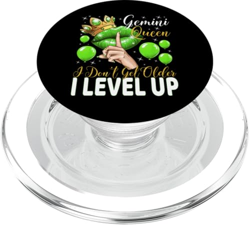 Gemini Queen Ich werde nicht älter Ich steige auf Geburtstagskönigin PopSockets PopGrip für MagSafe Gemini Queen Ich werde nicht älter Ich steige auf Geburtstagskönigin PopSockets PopGrip für MagSafe von Glorious Royal Birthday Queens