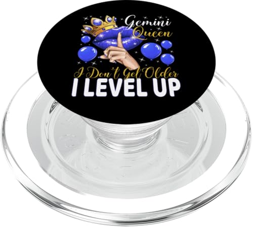 Gemini Queen Ich werde nicht älter Ich steige auf Geburtstagskönigin PopSockets PopGrip für MagSafe Gemini Queen Ich werde nicht älter Ich steige auf Geburtstagskönigin PopSockets PopGrip für MagSafe von Glorious Royal Birthday Queens