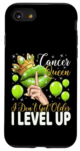 Krebskönigin Ich werde nicht älter Ich steige auf Geburtstagskönigin Hülle für iPhone SE (2020) / 7 / 8 von Glorious Royal Birthday Queens