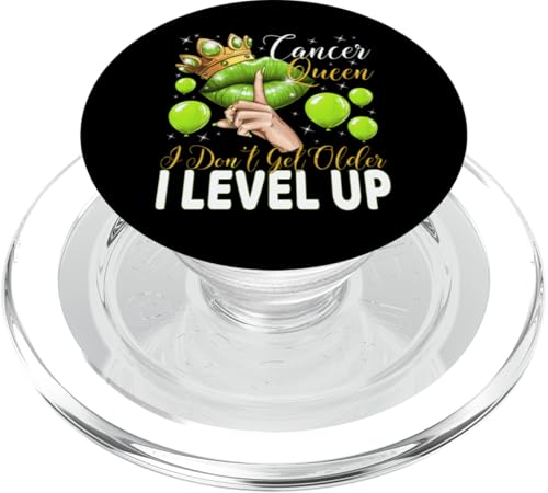 Krebskönigin Ich werde nicht älter Ich steige auf Geburtstagskönigin PopSockets PopGrip für MagSafe Krebskönigin Ich werde nicht älter Ich steige auf Geburtstagskönigin PopSockets PopGrip für MagSafe von Glorious Royal Birthday Queens