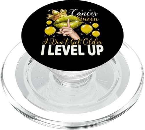Krebskönigin Ich werde nicht älter Ich steige auf Geburtstagskönigin PopSockets PopGrip für MagSafe Krebskönigin Ich werde nicht älter Ich steige auf Geburtstagskönigin PopSockets PopGrip für MagSafe von Glorious Royal Birthday Queens