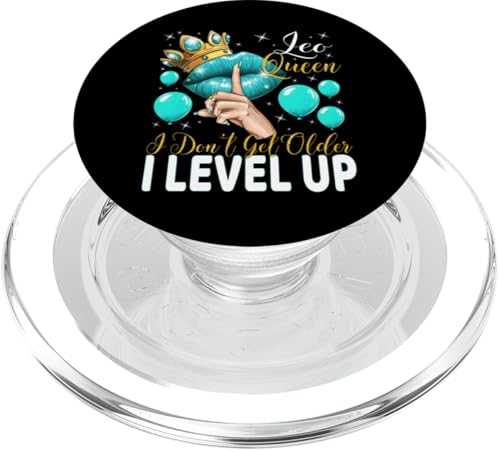 Leo Queen Ich werde nicht älter Ich steige auf Geburtstagskönigin PopSockets PopGrip für MagSafe Leo Queen Ich werde nicht älter Ich steige auf Geburtstagskönigin PopSockets PopGrip für MagSafe von Glorious Royal Birthday Queens